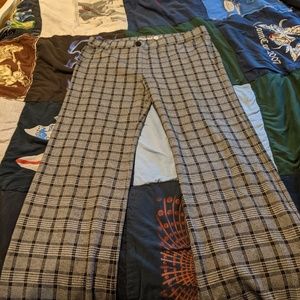 Glen-Plaid Boot cut Dress Yoga Pants